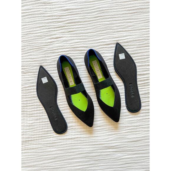 Rothy’s Black Mary Jane The Point Flats - Picture 5 of 7